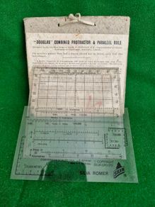 Militaria Douglas RAF WW2 Protector & Parallel Rule
