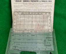 Militaria Douglas RAF WW2 Protector & Parallel Rule