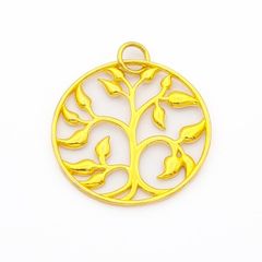 Gold Plated Silver Tree Of Life Pendant