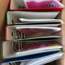 Lever Arch File 70mm ,5 Pack, Assorted Colours, 2 Rings, 70mm Spine, Water-Resistant, Reinforced Edge, Spine Label, Finger Pull Ring Image 4