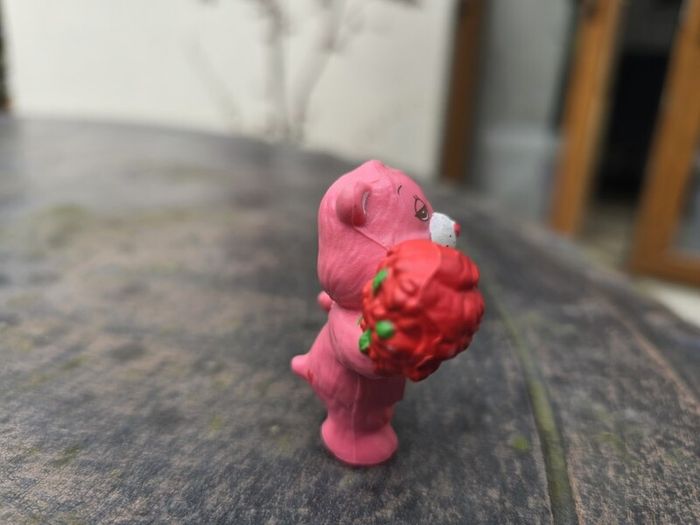 Lots of Heart Love Bear Carebear Mini Figure 1983-1984 Kenner A.G.C.