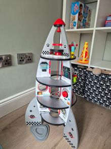 Toy rocket - HAPE 4 stage wooden,