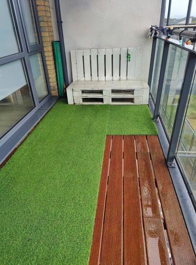 FREE Wooden Pallet Balcony Bench - Complete Patio Set Bundle (Dublin 13)