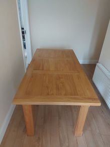 Solid oak table