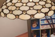 Tiffany Style Table Lamps&amp; Uplighter Shade Set