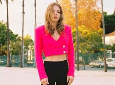 Zara cropped top/blazer
