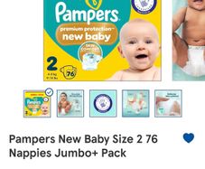 Pampers Size 2 nappies