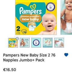 Pampers Size 2 nappies