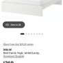 IKEA Malm double bed with mattress, perfect condition Image 4