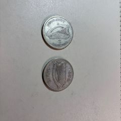 Two Irish florin 1937 & 1939