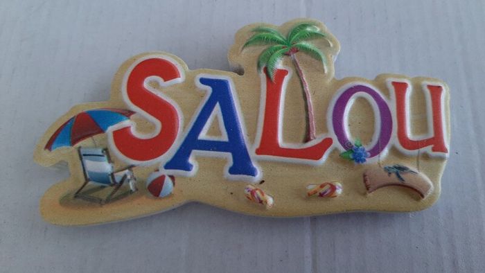 New SALOU  fridge magnet