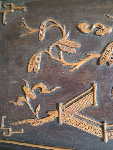 Chinese Carved Wooden Wall Panel