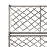 Trellis Raised Bed with 2 Pots 58x30x107 cm Poly Rattan Grey Image 3