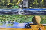Oakfield park Donegal watercolour