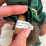 Vintage Taz in the Green robe Blue Hat Approx. 27 cm. Used Please see photos Image 8