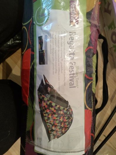 camping tent and chairs