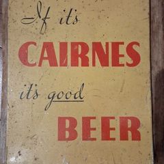 Original Cairnes Beer Advertisement.