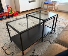 coffe glass table