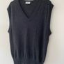 Carlo Comberti silk and cashmere v- neck seater vest Image 2