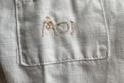 French Designer linen shirt Moi Bebe Clayeux 74 cm 6-9 months