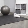 EVA Gym Foam Mat; 24 Pieces; 30.5 x 30.5cm; Black; Non-Slip Interlocking Puzzle Floor Tiles for Home, Exercising, Garage Image 3