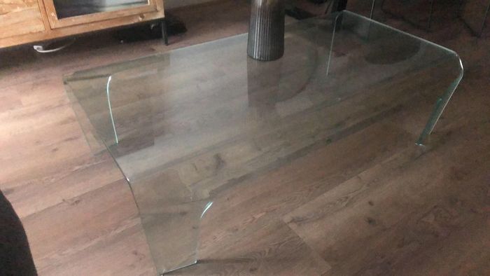 Glass tempered coffee table