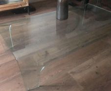 Glass tempered coffee table