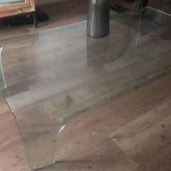 Glass tempered coffee table