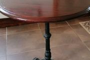 Cast Iron Solid Wood Table