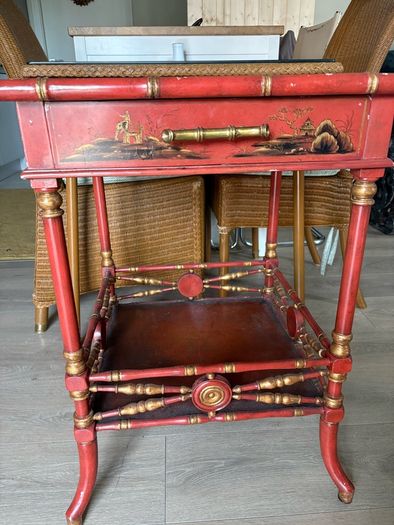 oriental side table
