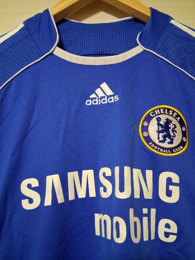 Chelsea Jersey. Official Adidas Chelsea Football Club Long Sleeved Home Jersey From 2006. Authentic Original. Not A Modern Day Remake.
