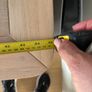 solid oak tv unit Image 6