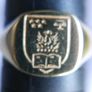 Vintage 9Ct Yellow Gold 375 Men's Clan Signet Crest Ring 2,52g size T Image 2