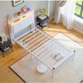 3FT Single Bed Frame with LED Lights and Charging Station Image 3