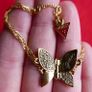 Guess Woman Bracelet Butterfly Zircons Golden Steel Image 10