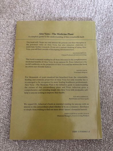 Aloe Vera: The Medicine Plant Book