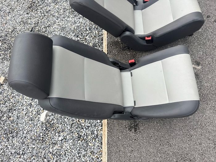 Van Rear Seats.Double-Single.Grey/Black Good Condition
