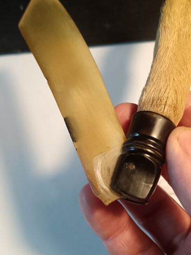 Mid Nineteenth Century Deer Hoof and Horn Page Turner