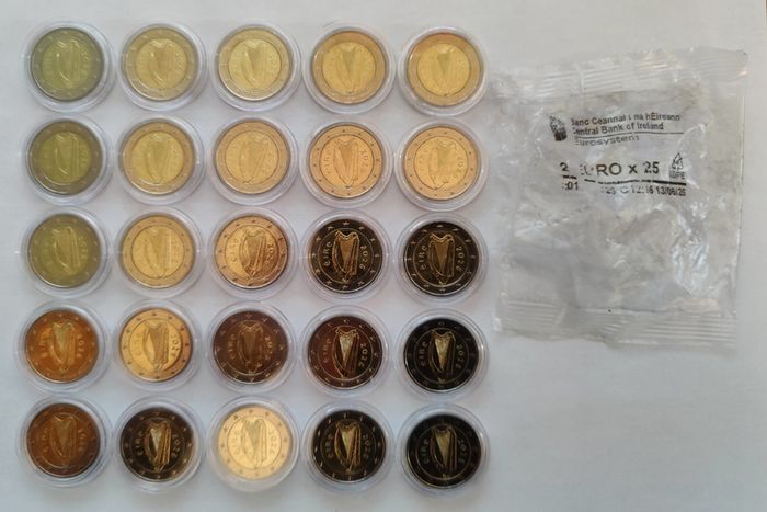 Ireland 2 Euro Coin 2026 Uncirculated (Standard Harp Coin)