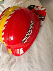 Fire chief helmet and protection pads