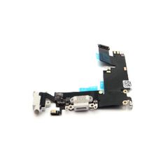 For iPhone 6 Plus 5.5" Charging Port Connector Mic Audio Jack Flex Cable White - FHT20IPCP