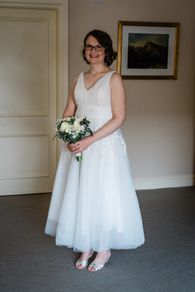 White One wedding dress