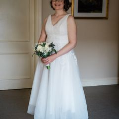 White One wedding dress