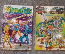 Vintage Thundercats annuals 1980s