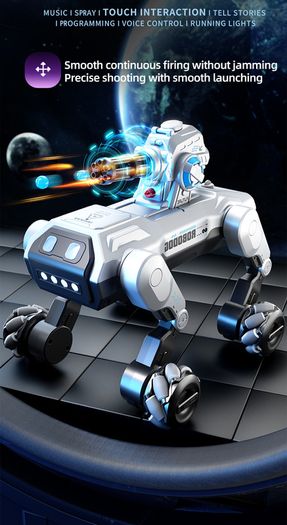 Ai Touch Sensor Shooting Intelligent Robot Dog