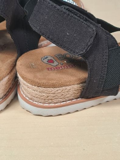 womens SKECHERS BOB's Desert kiss twinkle wedge sandals Size UK 3 EU 36