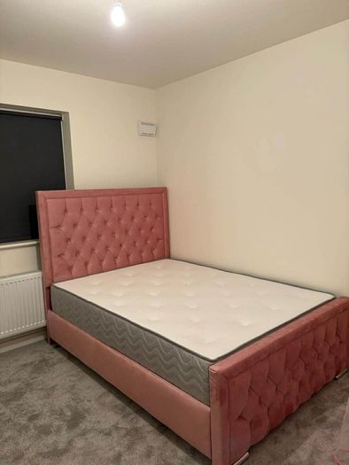New Double & King Size Bed Frame With Mattress Opt