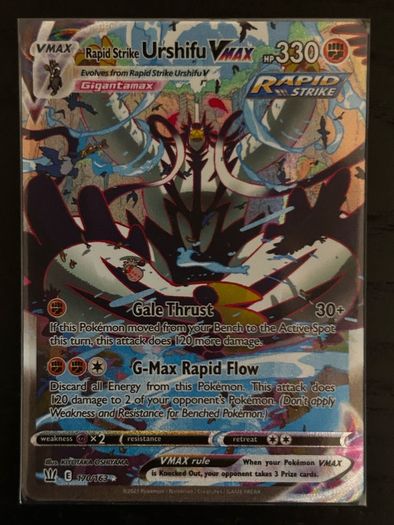 Rapid Strike Urshifu VMAX Alternate Art Secret 170/163 Pokemon Card