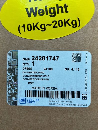 Opel Torque Converter