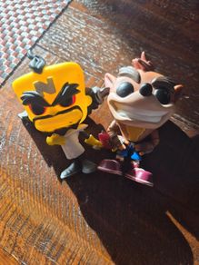 Crash Bandicoot and Dr. Neo Cortex Funko Pop figures